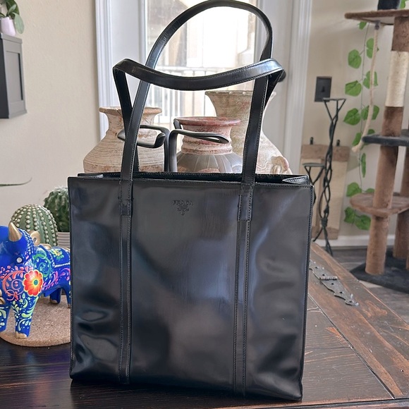 Prada Vintage Black Patent Leather Reissue 1995 - Picture 1 of 9